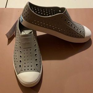 Gray Natives shoes
